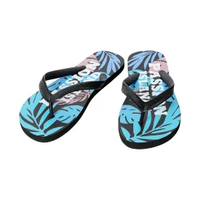 (41-42,Blue & Black) Passion Island Series Men's Flip Flops