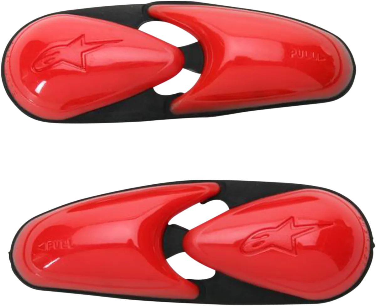 ALPINESTARS Flexible Toe Sliders - Red 25SLITECH-RD