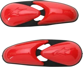 ALPINESTARS Flexible Toe Sliders - Red 25SLITECH-RD