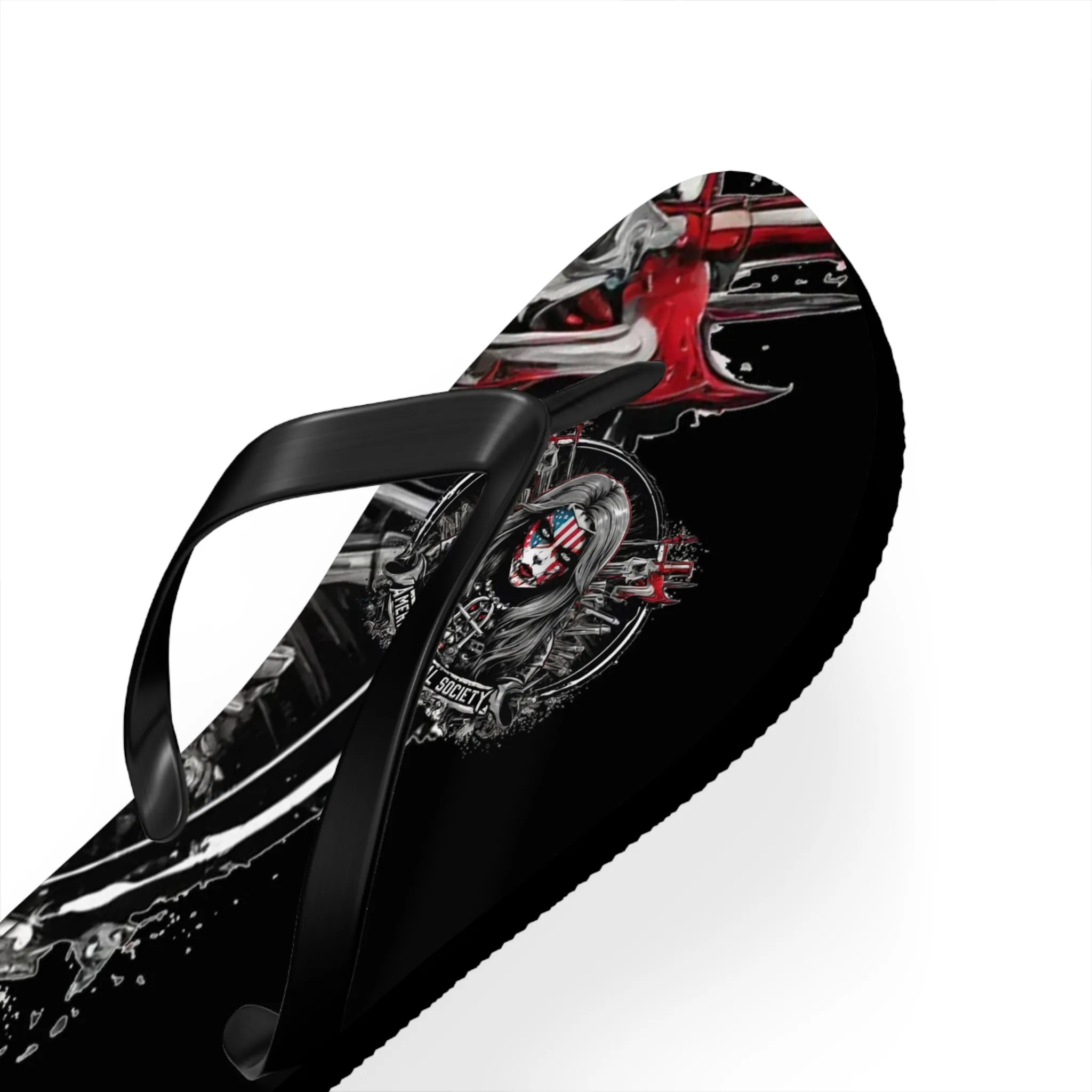 American Metal Society Flip Flops