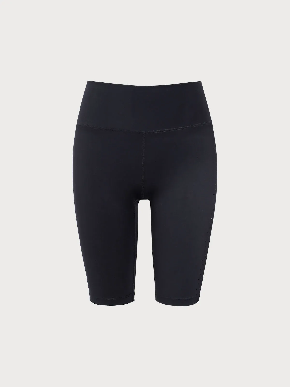 Black High Waisted Quick-Dry Short 9”