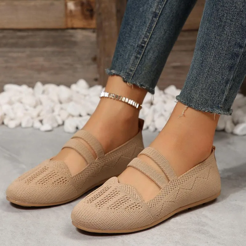 Comfortable Breathable Mesh Flats