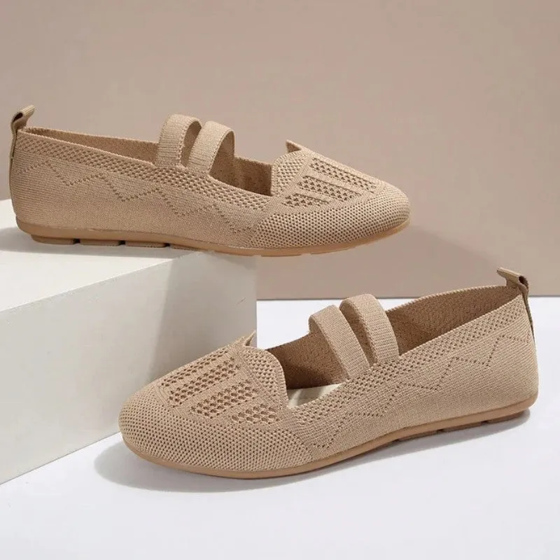 Comfortable Breathable Mesh Flats