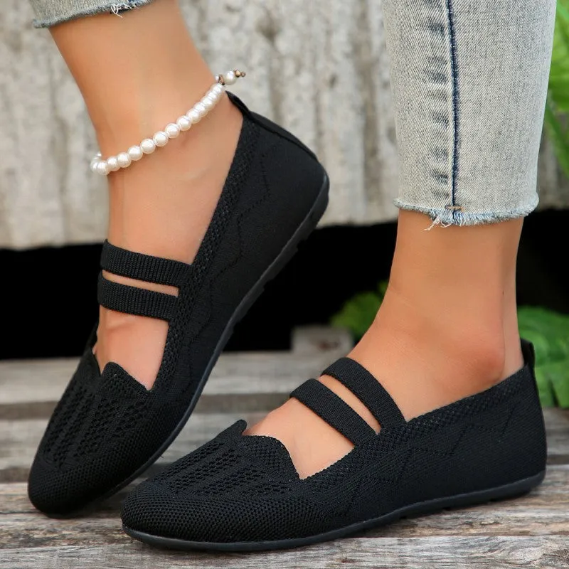 Comfortable Breathable Mesh Flats