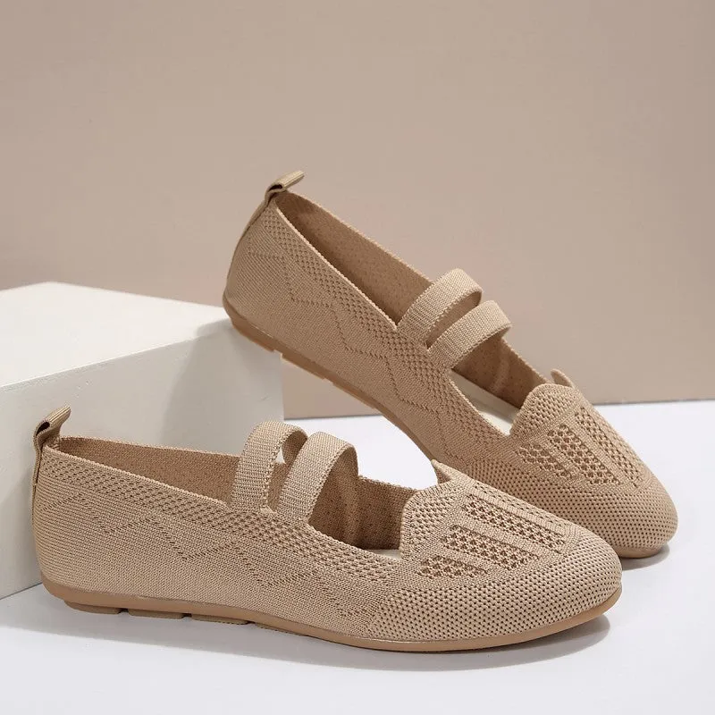 Comfortable Breathable Mesh Flats