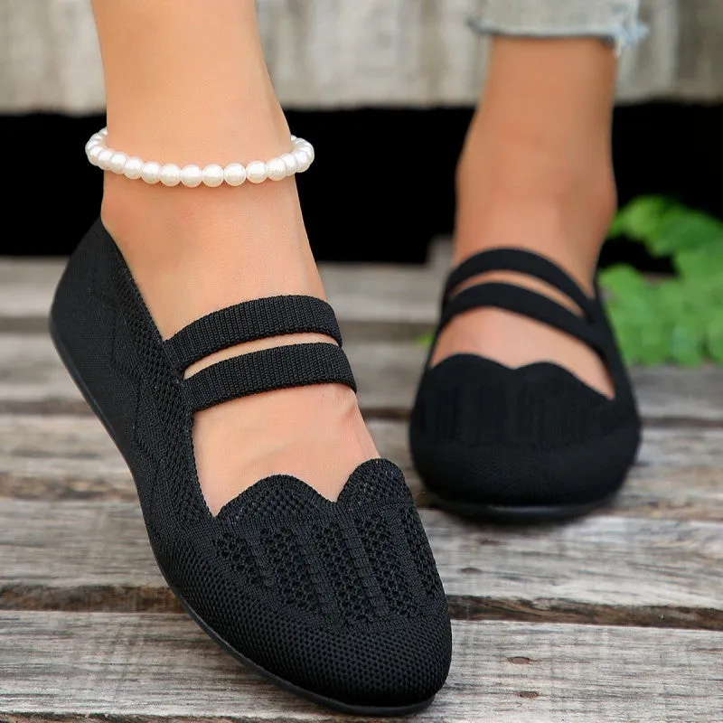 Comfortable Breathable Mesh Flats