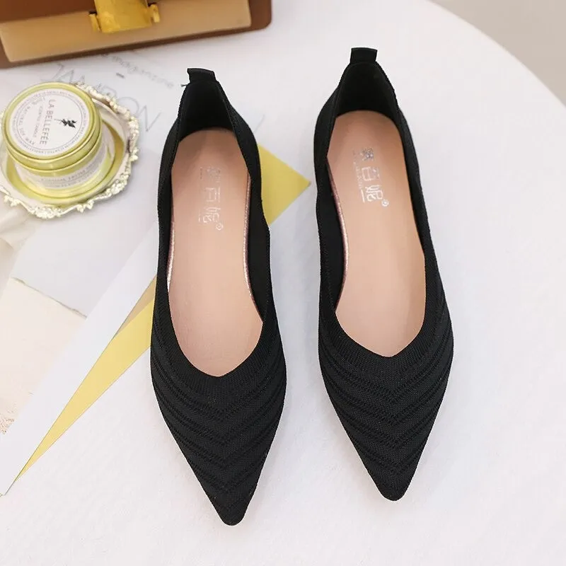 Comfortable flats shoes for women Slip on Point