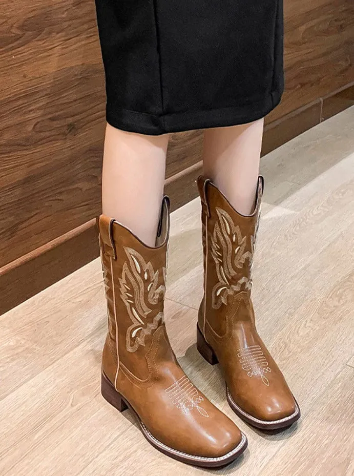 Eunice Western Cowboy Boots