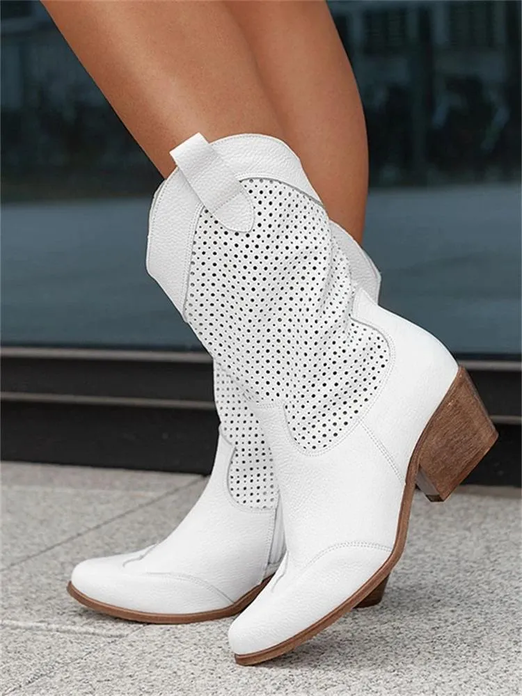 Ivyshape | Breathable Cowboy Boots for Women