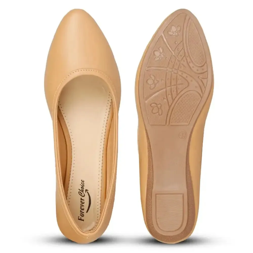 Ladies Bellies l Comfortable Flats Bellies used for office college l Light Brown