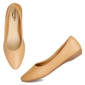 Ladies Bellies l Comfortable Flats Bellies used for office college l Light Brown