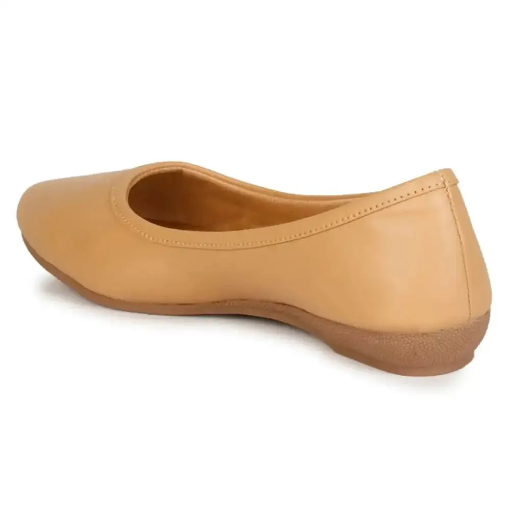 Ladies Bellies l Comfortable Flats Bellies used for office college l Light Brown