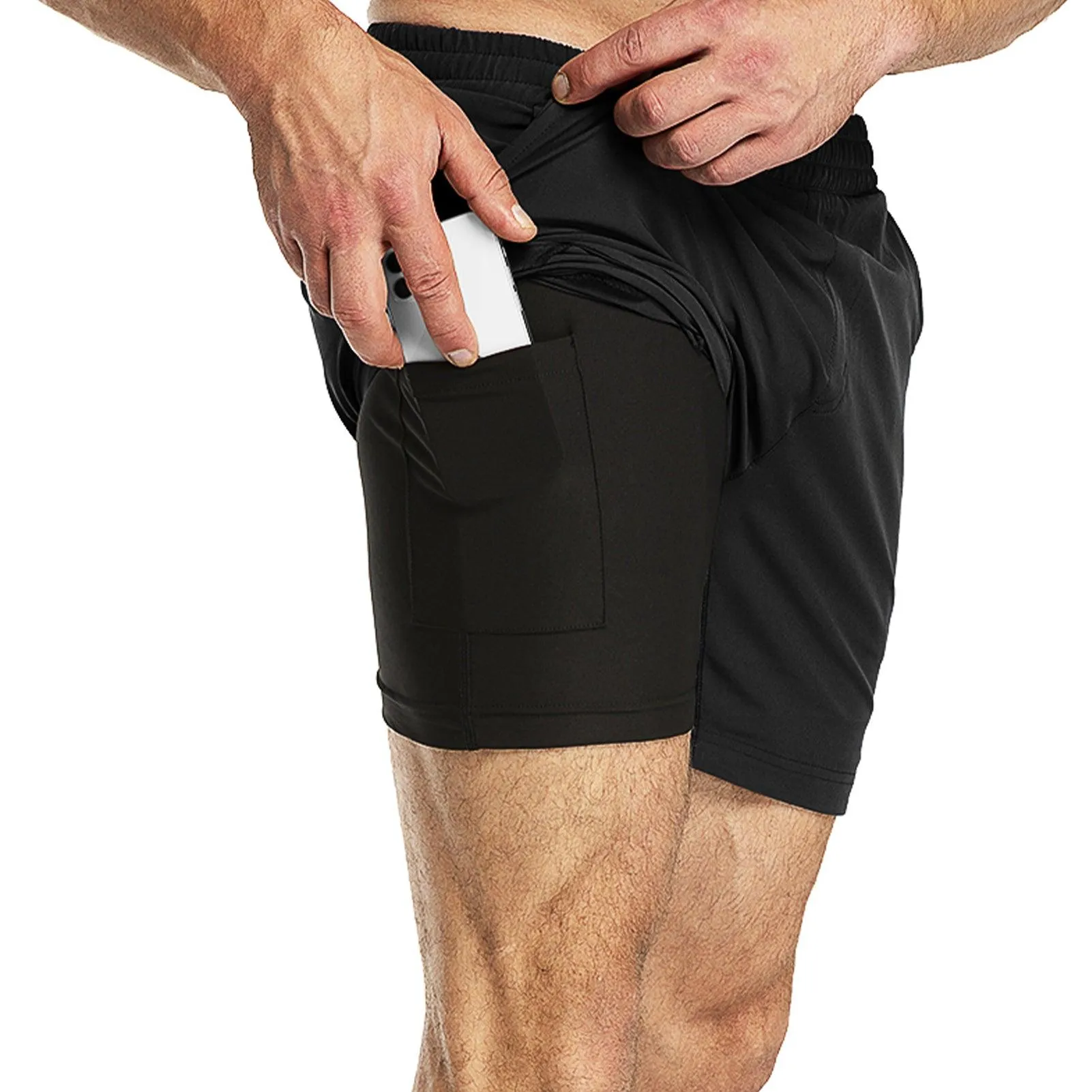 Men's 7" Running Shorts with 3 Pockets