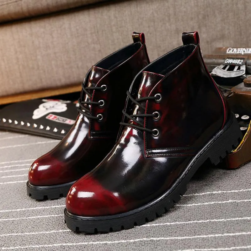 Men's Autumn/Winter Leather Breathable Ankle Boots