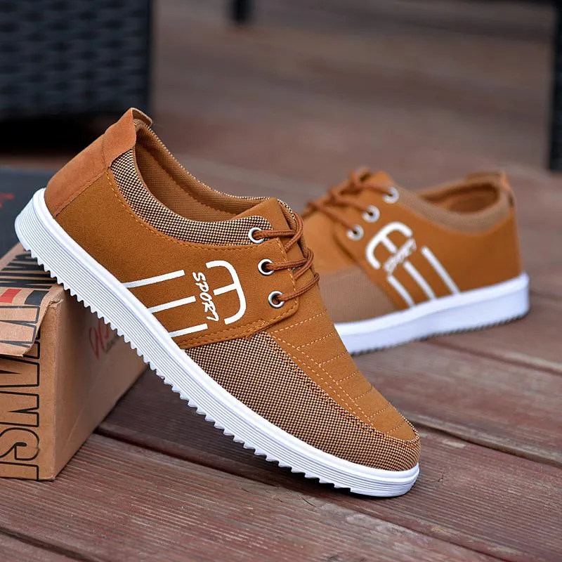 Men's Casual Breathable Canvas Flat Shoes