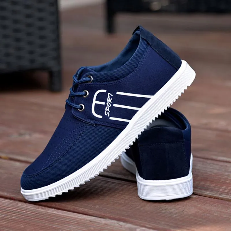 Men's Casual Breathable Canvas Flat Shoes