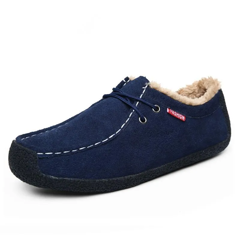 Men's Winter Casual Shoes With Plush