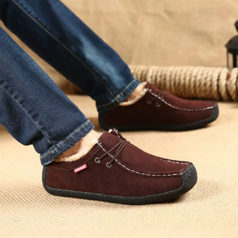 Men's Winter Casual Shoes With Plush