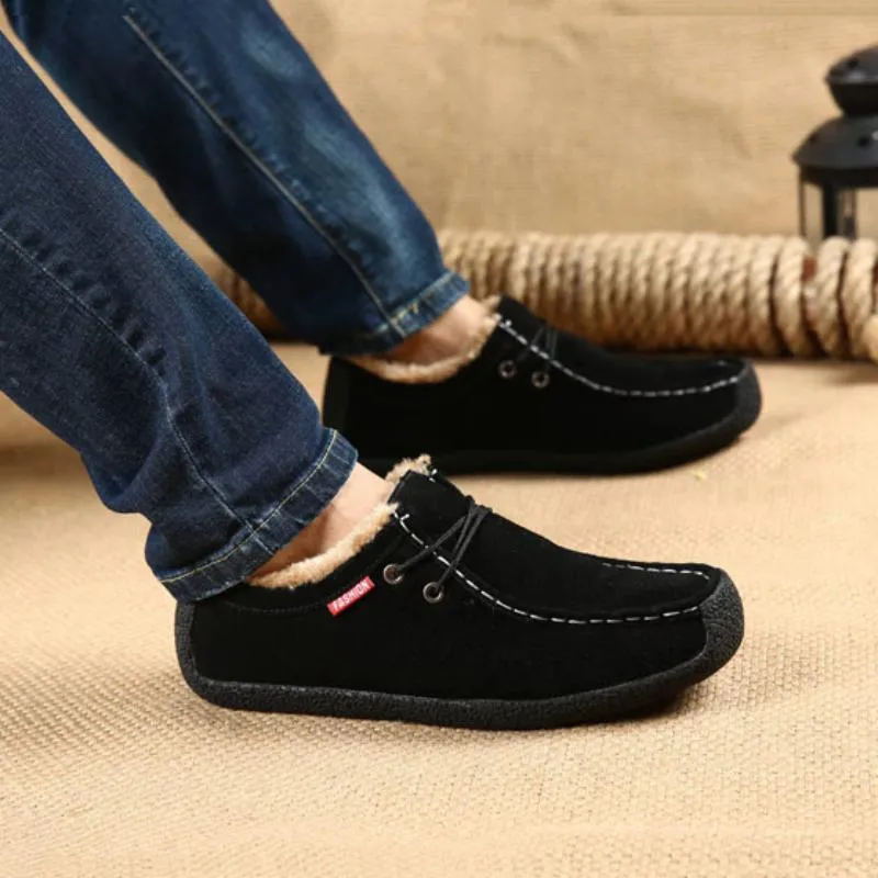 Men's Winter Casual Shoes With Plush