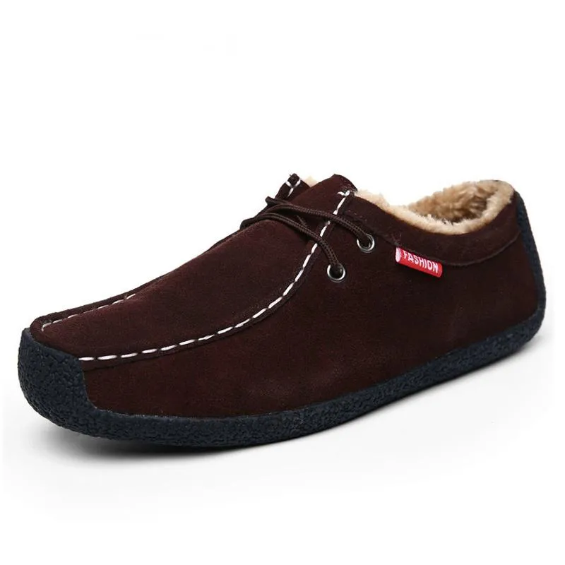 Men's Winter Casual Shoes With Plush