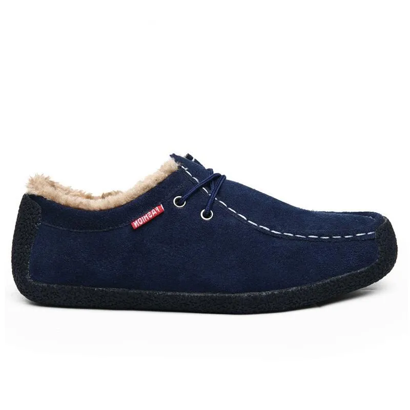 Men's Winter Casual Shoes With Plush