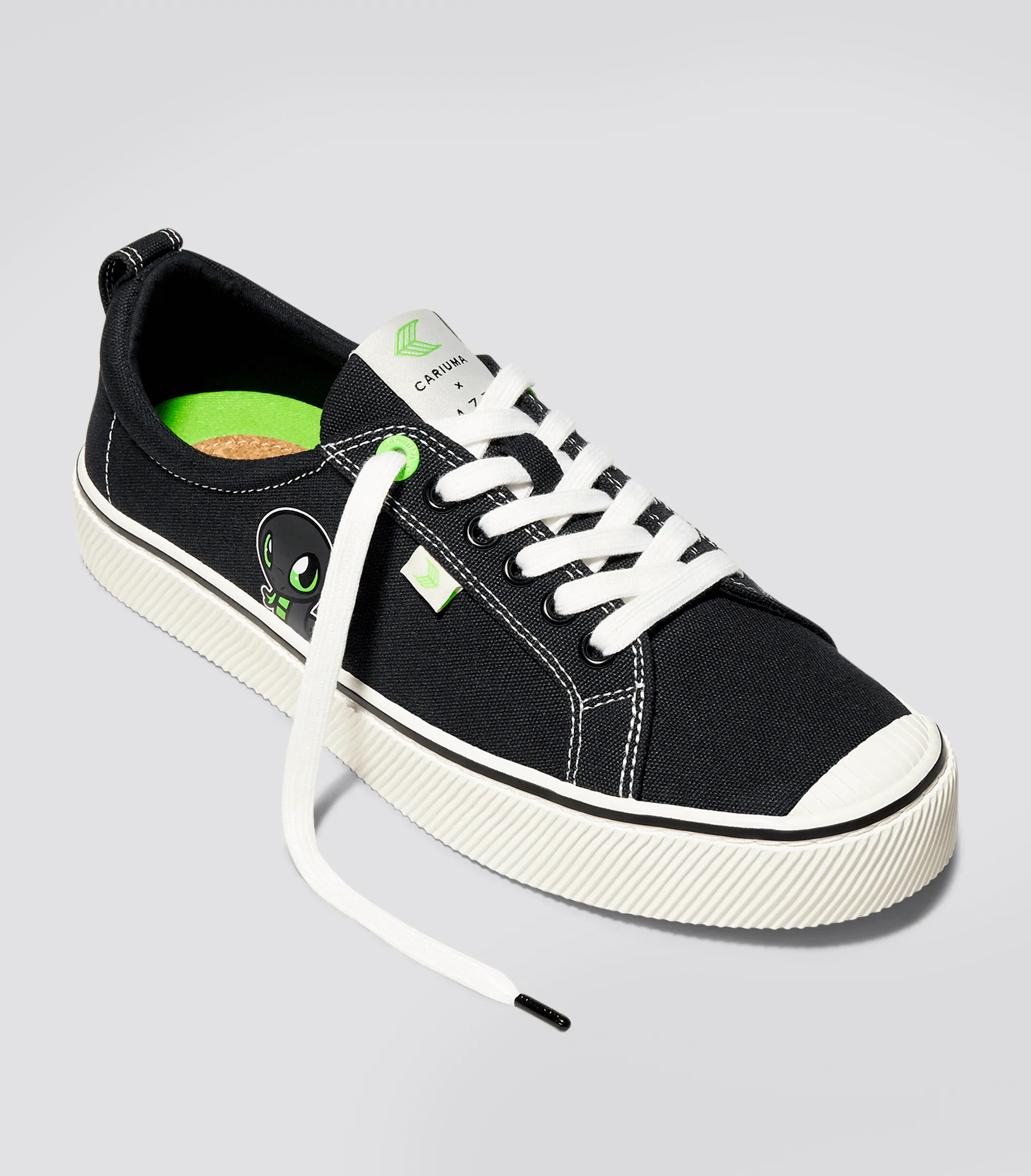 OCA Low Razer Black Canvas Sneaker Men