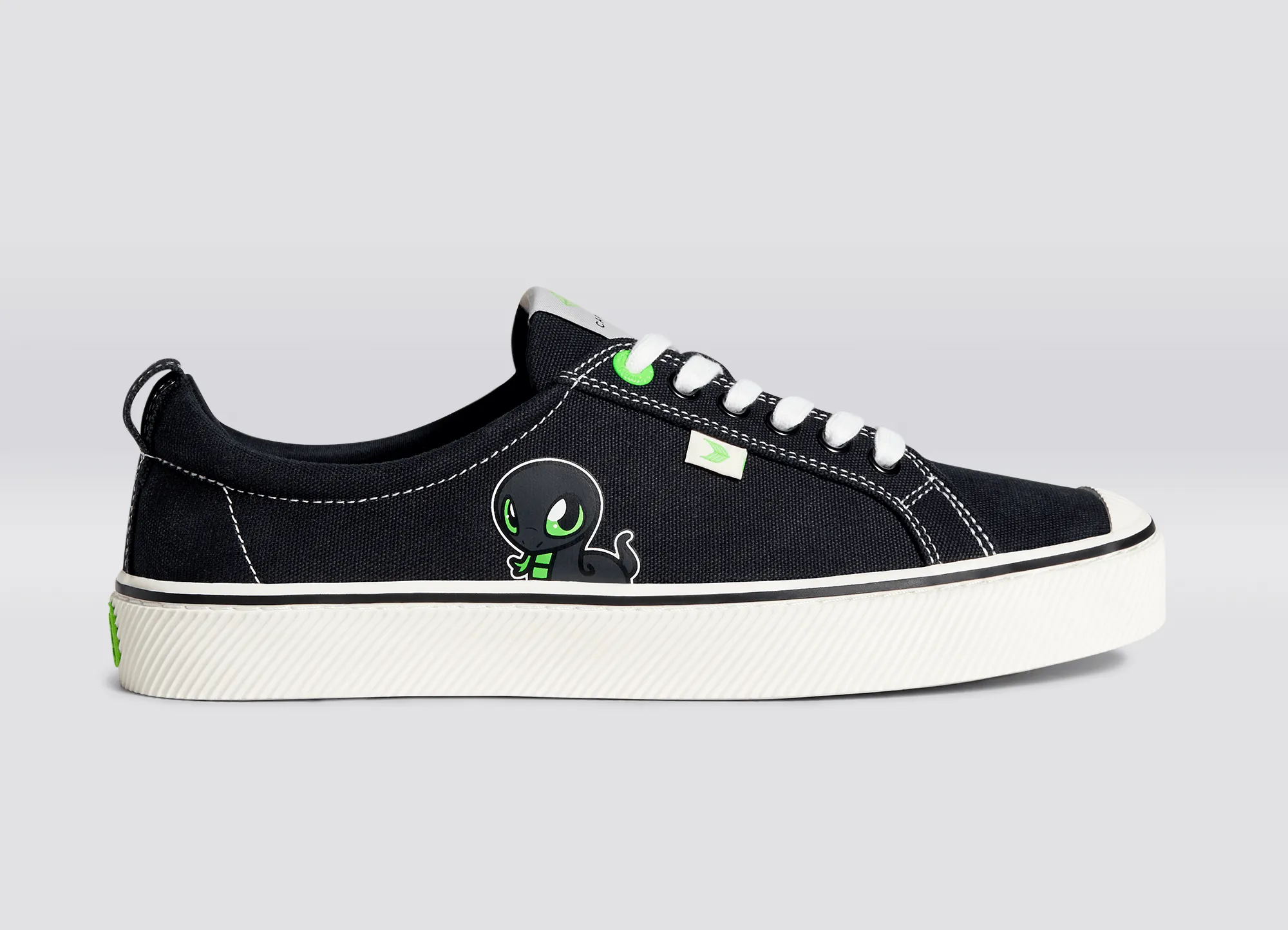 OCA Low Razer Black Canvas Sneaker Men