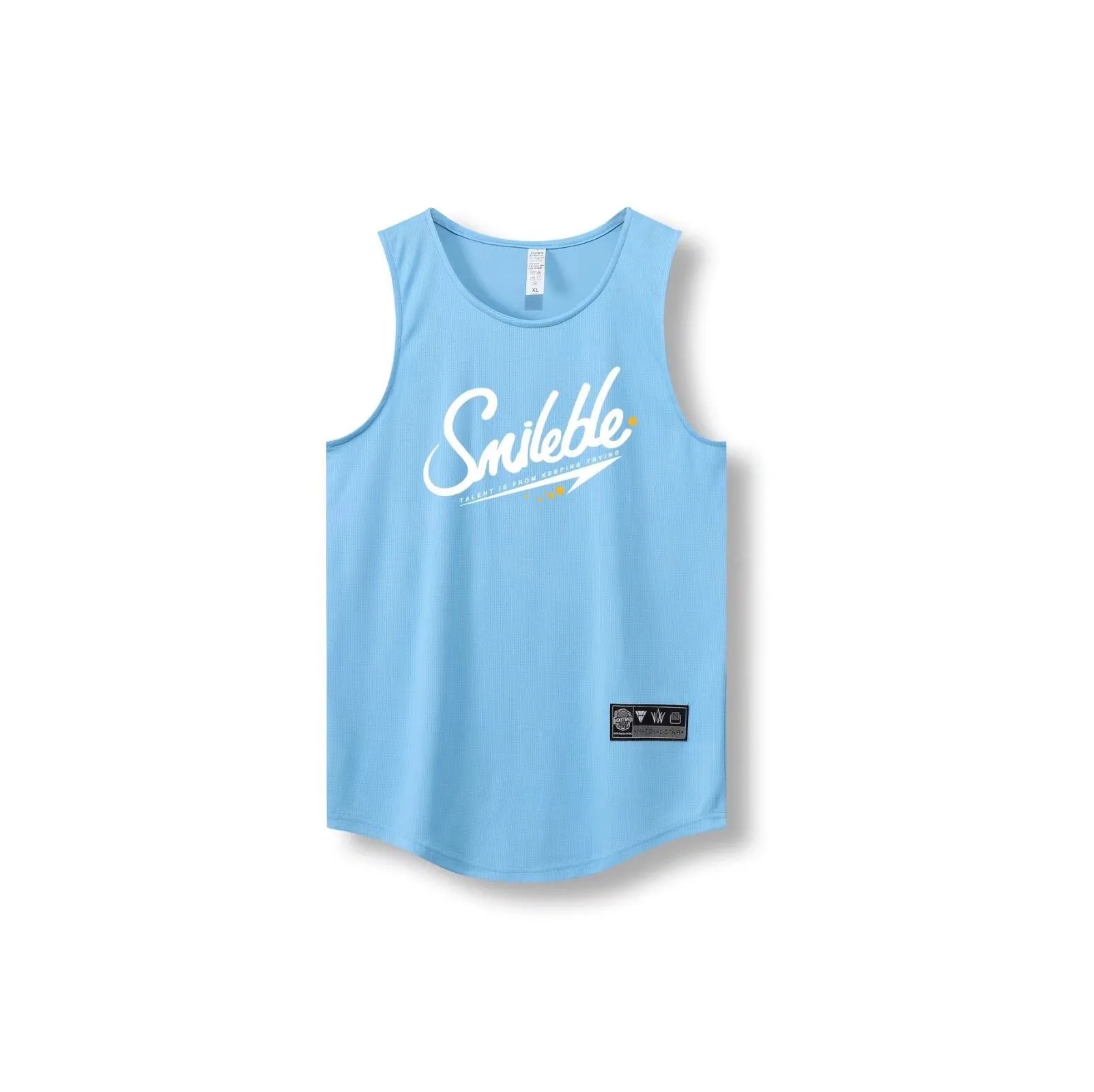 Outdoor Street Basketball Gym Sleeveless Letter Print Shirt