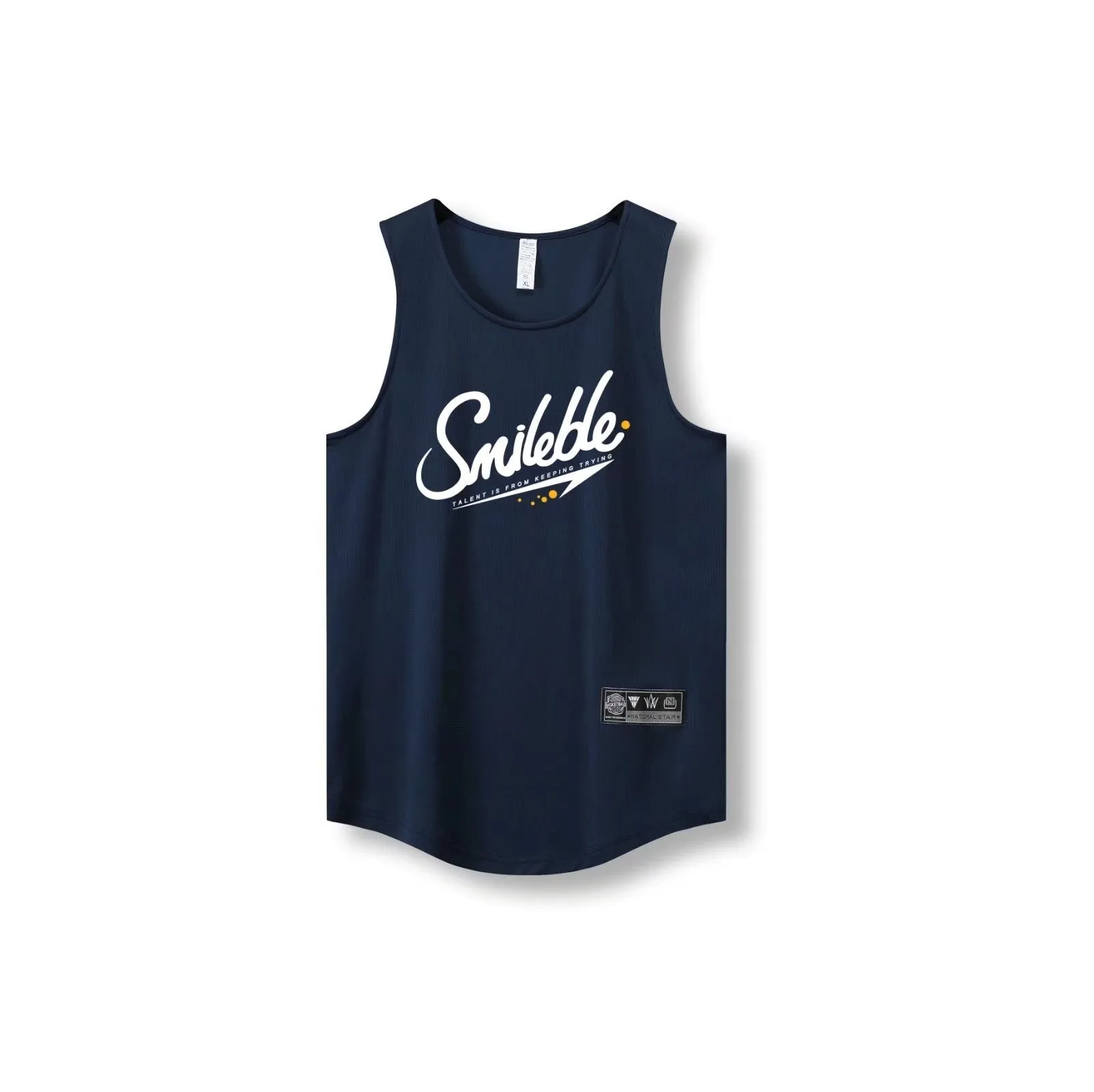 Outdoor Street Basketball Gym Sleeveless Letter Print Shirt