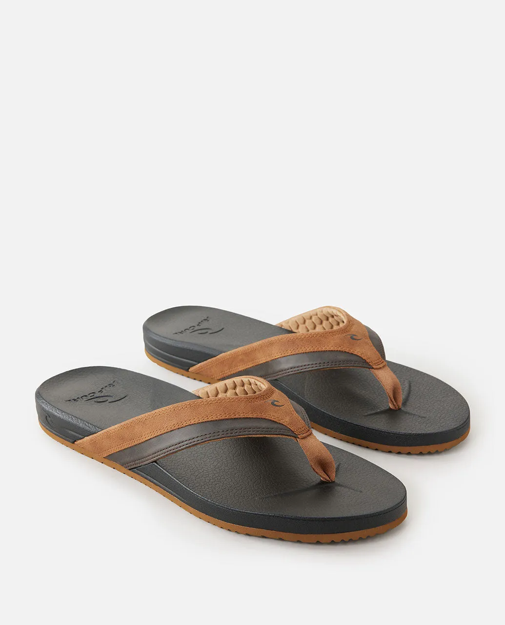 Soft Top Open Toe - Black/Brown