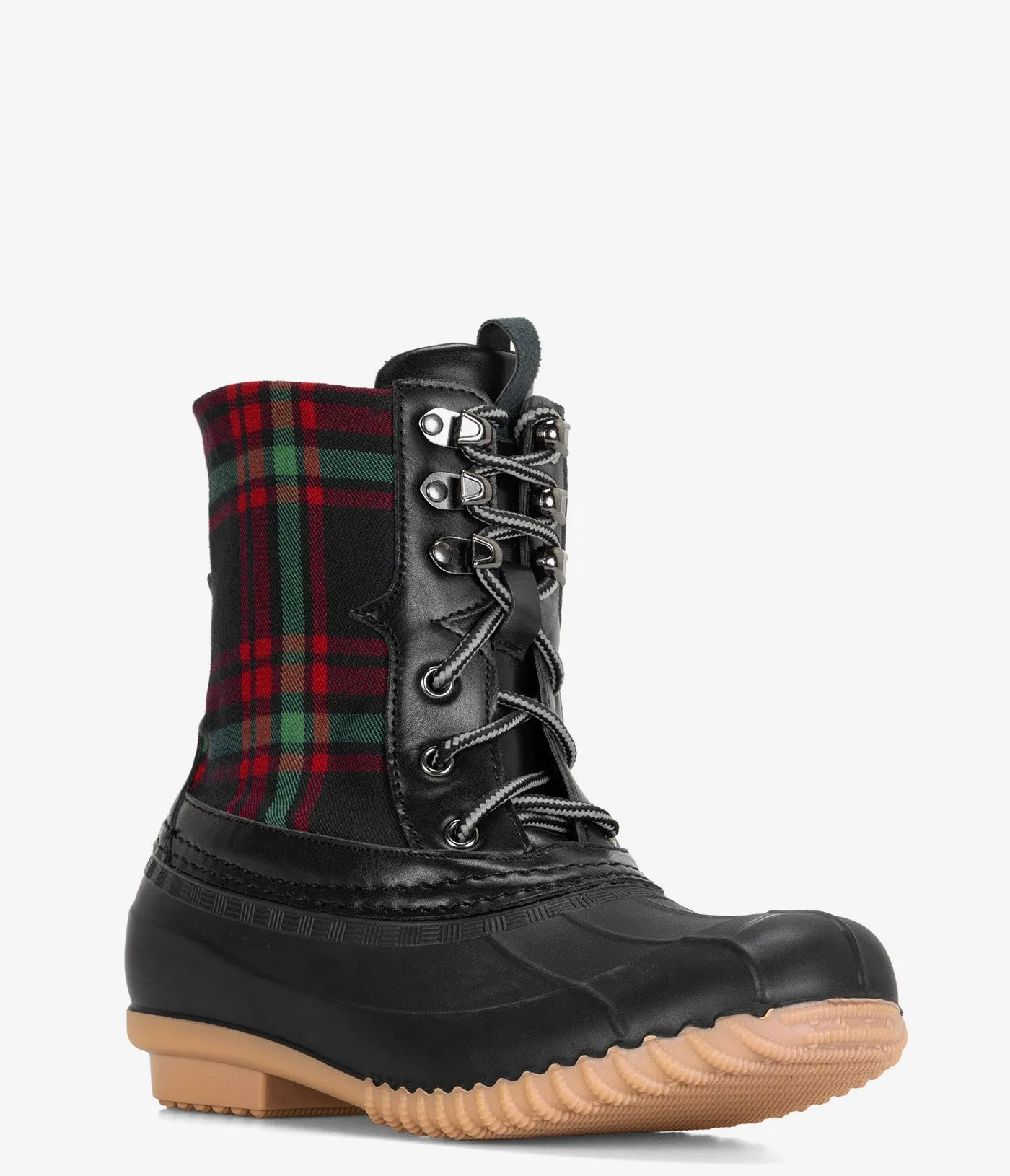 Spring Step Duckie Plaid Boot - Women