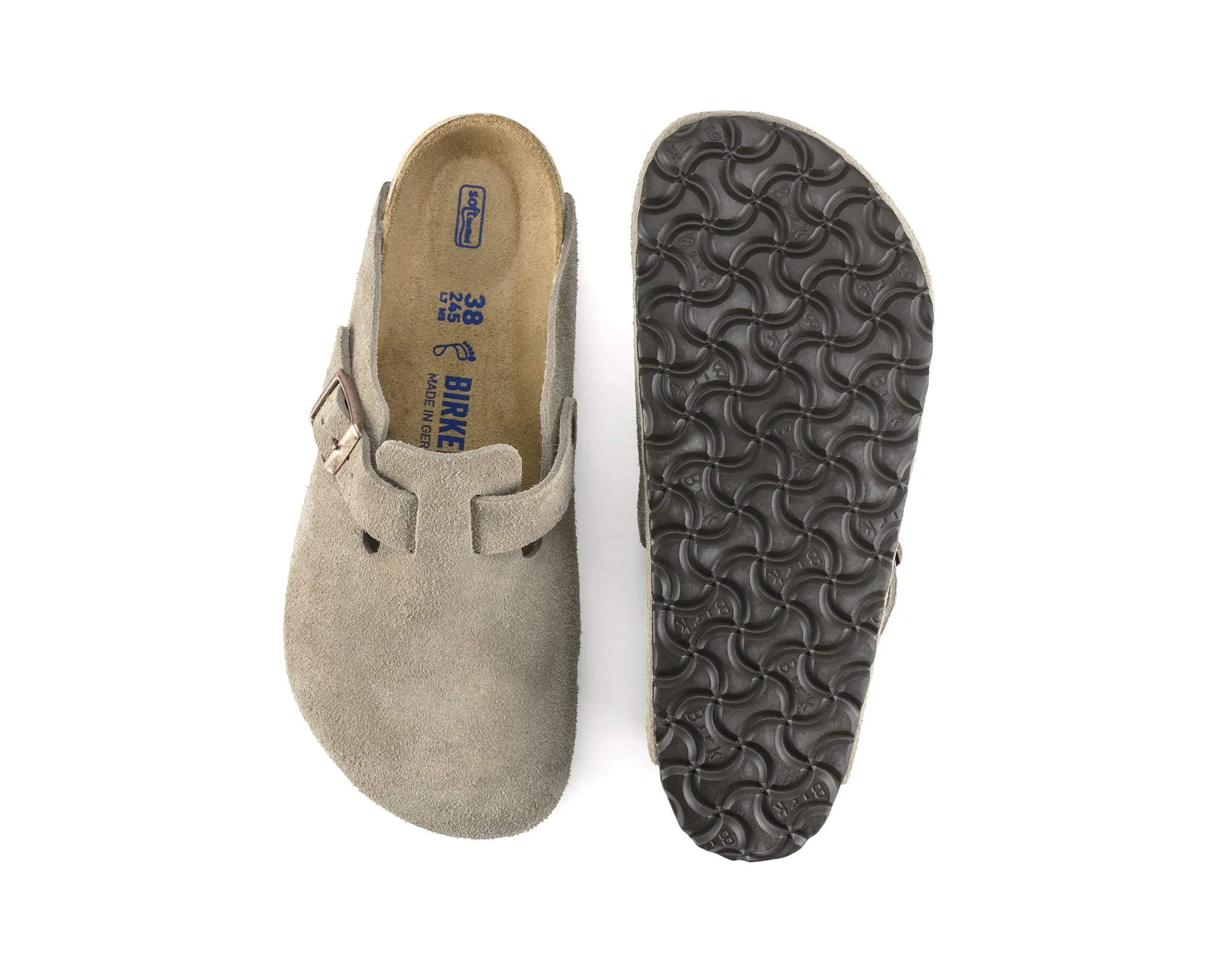 Unisex Boston Soft Footbed Suede Leather