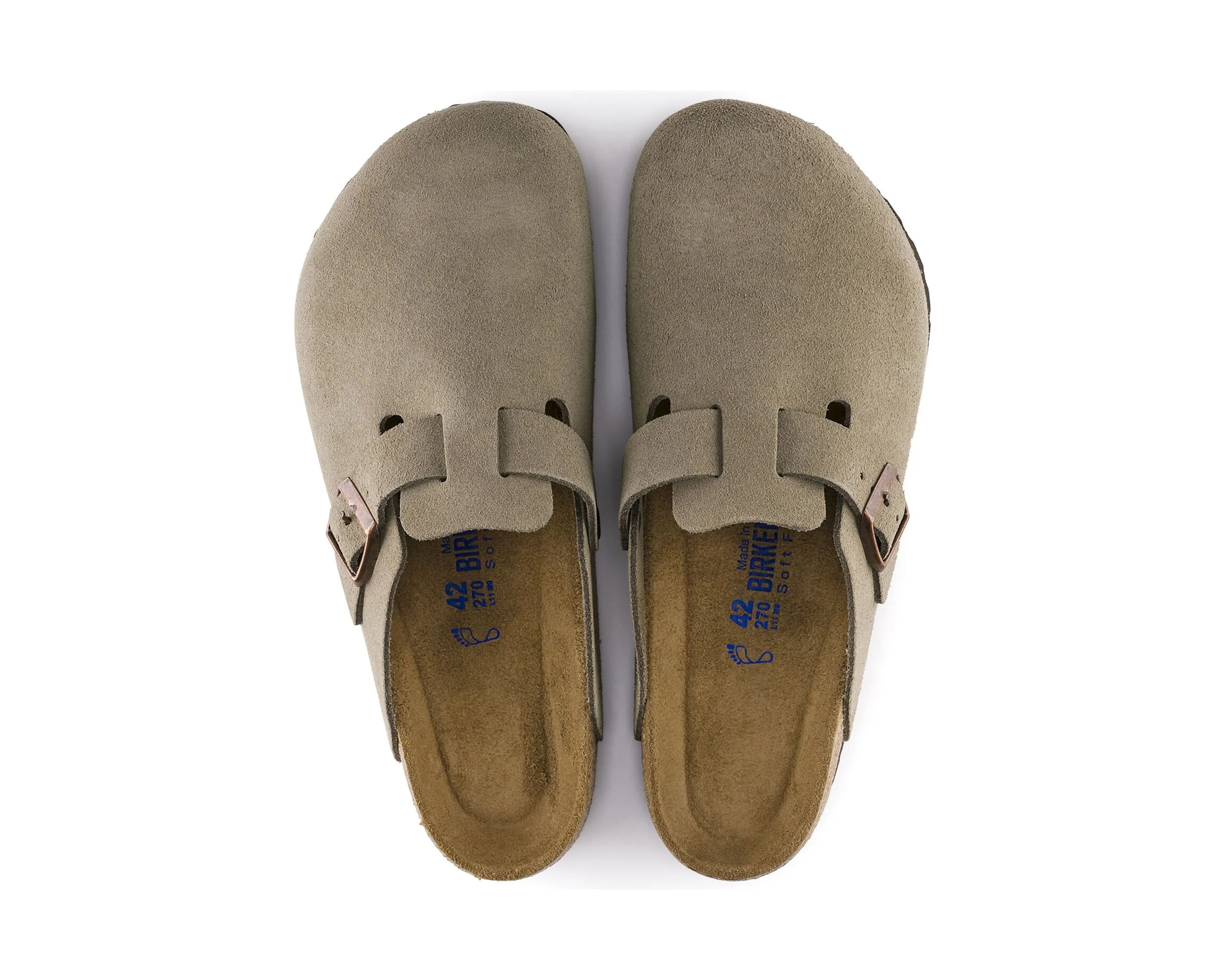 Unisex Boston Soft Footbed Suede Leather