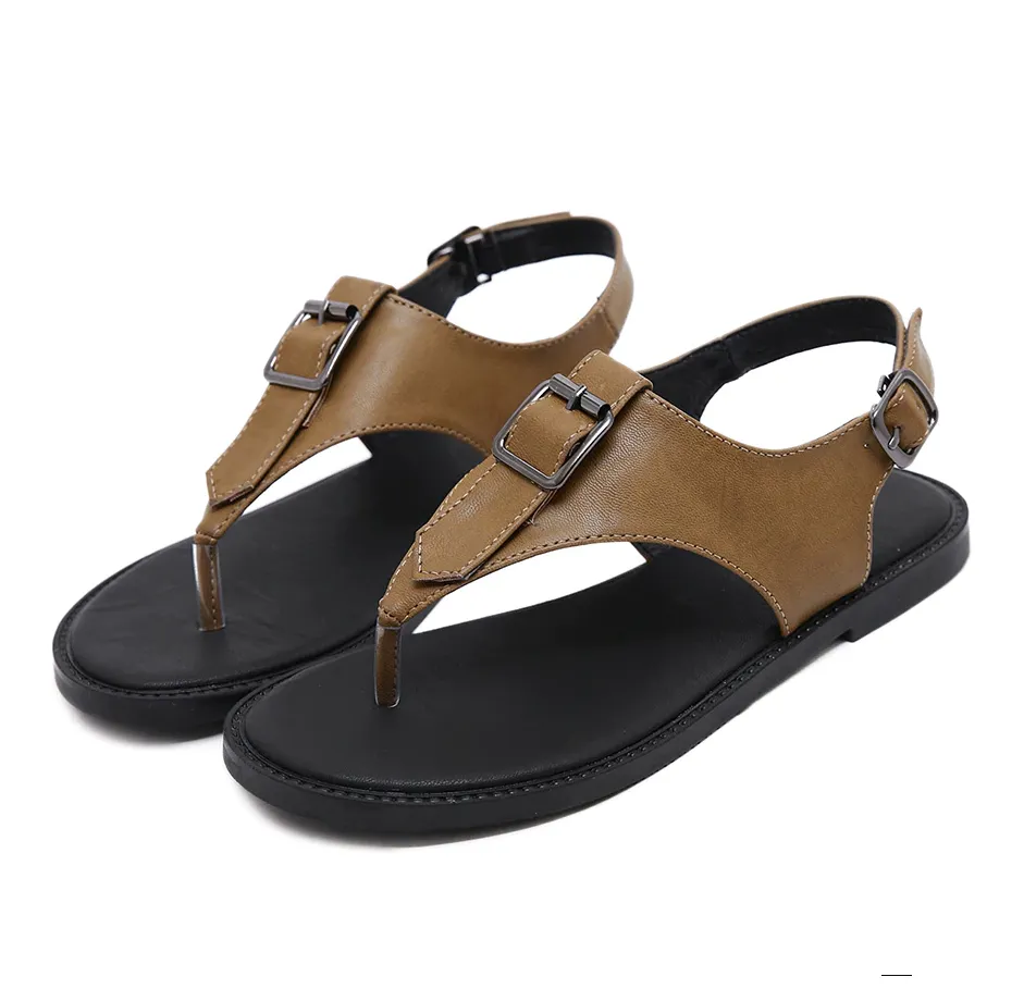 Women's Summer Casual Soft Leather Sandals